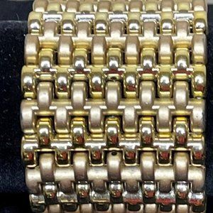 NWOT Goldtone Stretchy Link Bracelet